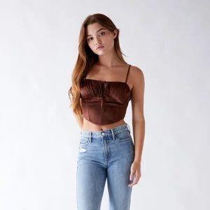 Pacsun Satin Corset Top